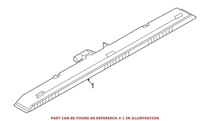 Genuine BMW 63213440408 – Center High Mount Stop Light (Rear)