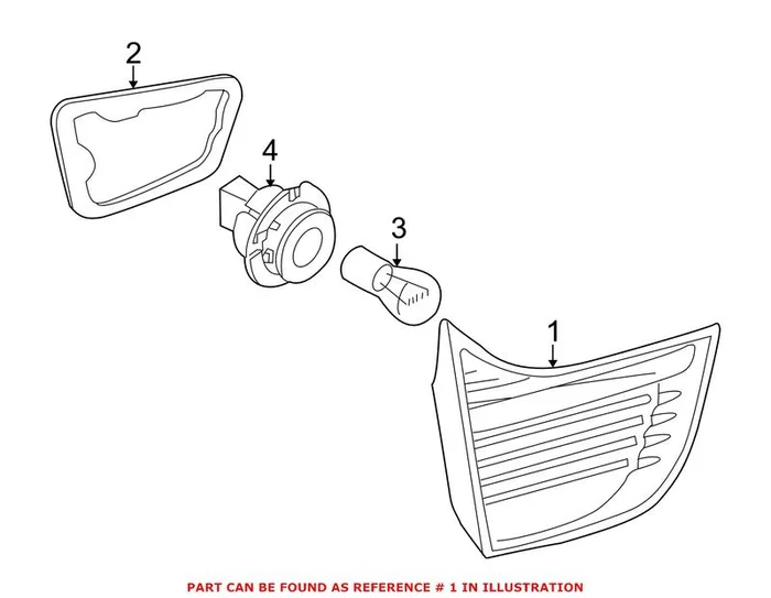 Genuine BMW 63217179987 – Tail Light Assembly (Rear Left)