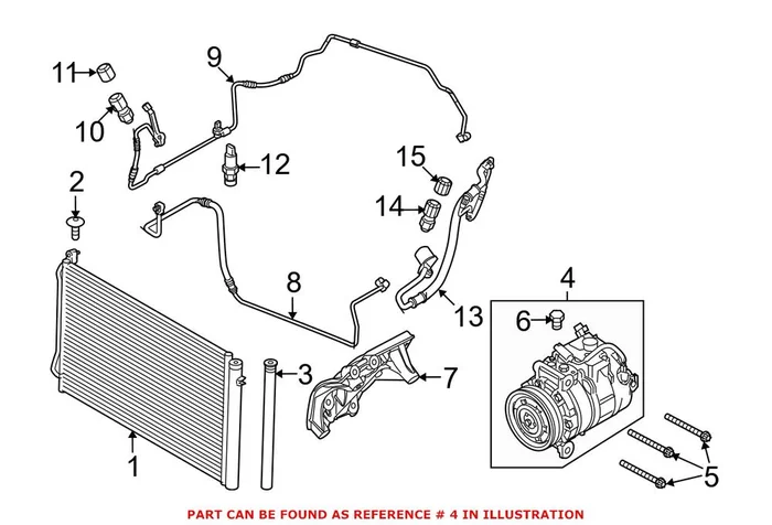 Genuine BMW 64509180548 – A/C Compressor