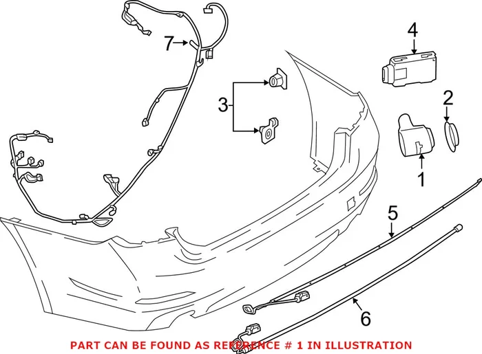Genuine BMW 66206819066 – Parking Aid Sensor
