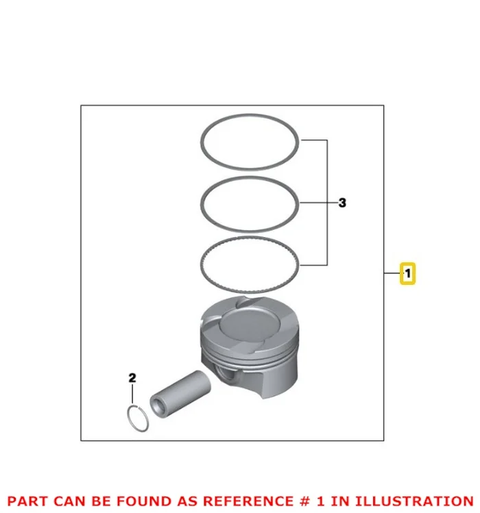 Genuine Mini 11257601181 – Engine Piston