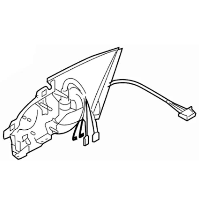 Genuine VW/Audi 1Q1857508BG9B9 – Door Mirror Housing (Right)