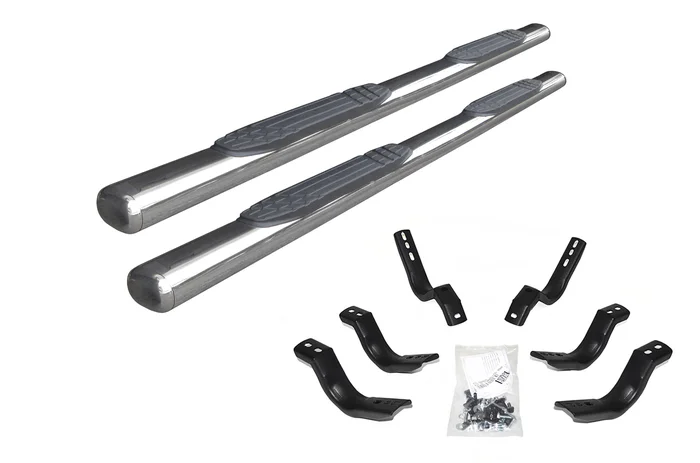 Go Rhino – 4″ 1000 Series SideSteps w/Mounts – Pol. Stainless – GM 1500/2500 HD Ext. Cab – 104404780PS