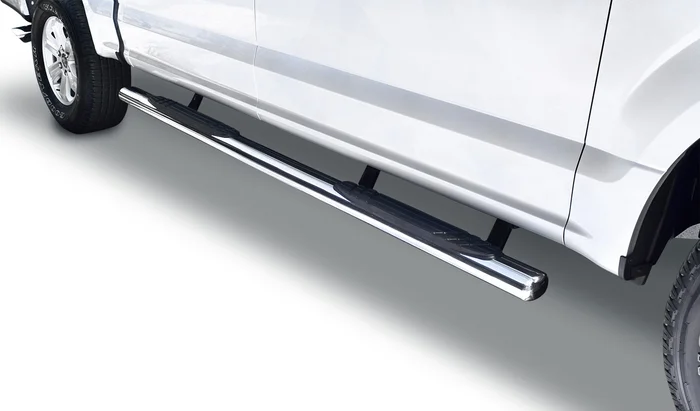 Go Rhino – 4″ OE Xtreme SideSteps w/Mounts – Pol. Stainless – F-150/Super Duty Crew Cab – 684415587PS
