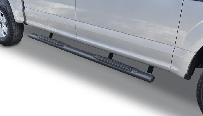 Go Rhino – 4″ OE Xtreme SideSteps w/Mounts – Text. Black – F-150/Super Duty Crew Cab – 684415587T