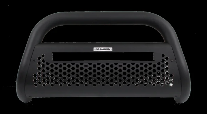 Go Rhino – RC2 LR Bull Bar w/Mounts & 20″ Light Bar Opening – Text. Black – 55643T