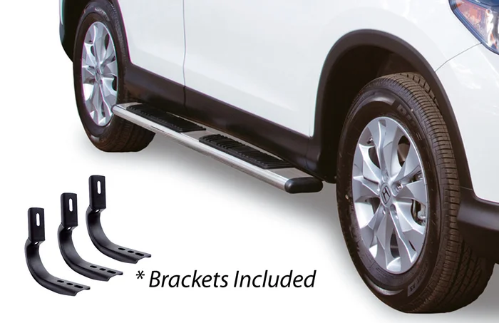 GoRhino 5 OE Xtreme Low Profile SideSteps Kit – 80 Long & 3 Brackets Per Side – 685404580PS