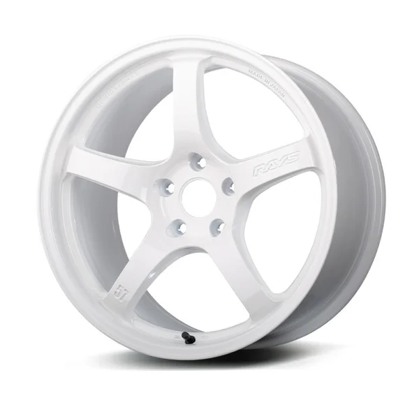 Gram Lights 57CR 15×8.0 +35 4-100 Ceramic White Wheel – WGCRE35ACPP