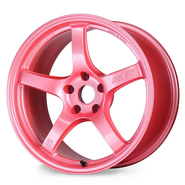 Gram Lights 57CR 18×8.5 +37 5-114.3 Sakura Pink Wheel (Special Order No Cancel) – WGCRV37EPP