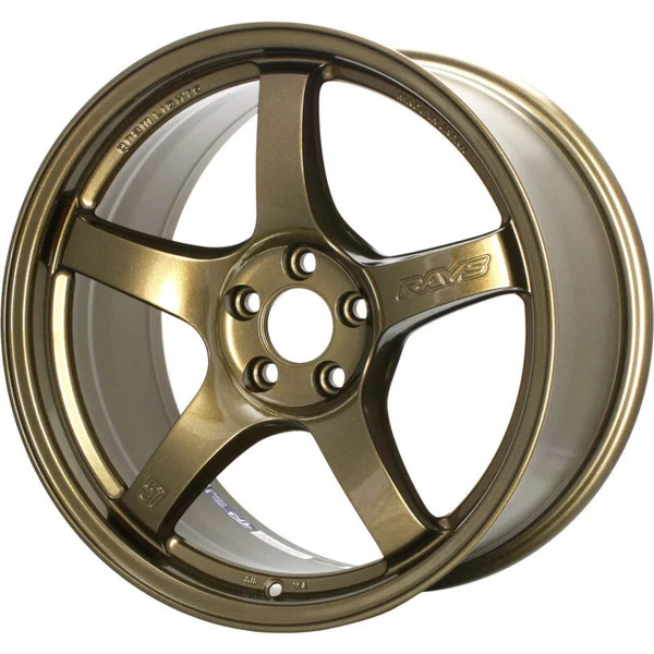 Gram Lights 57CR 18×8.5 +45 5-100 Almite Gold Wheel (Min Order Qty Of 20) – WGCRV45DAGP