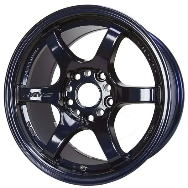 Gram Lights 57DR 18×10.5 +12 5-114.3 Dark Blue Chrome Wheel (Min Order Qty Of 20) – WGIAC12ENC