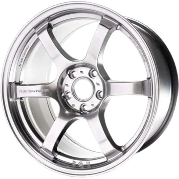 Gram Lights 57DR 19×9.5 +25 5X114.3 Grace Silver Wheel (MOQ 20) – WGI425EQNK