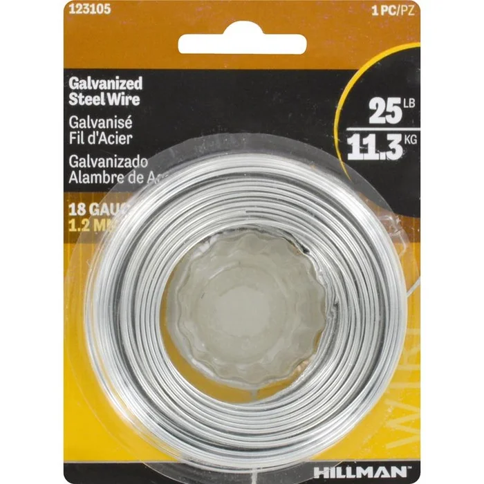 Hillman – 123105-N – 110 ft. L Galvanized Steel 18 Ga. Wire