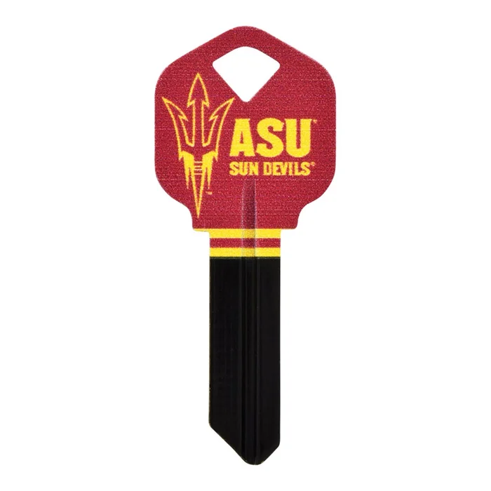 Hillman – 89828 – ASU Sun Devils Painted Key House/Office Universal Key Blank Single sided