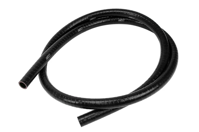 HPS 1″ (25mm), FKM Lined Oil Resistant High Temperature Reinforced Silicone Hose, 2 Feet Long, Black
