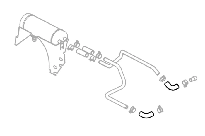 HPS Performance Silicone Hose Kit – Oil Cooler Hose 57-2068-RED