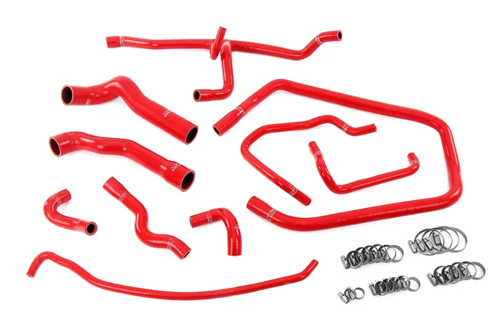 HPS Performance Silicone Hose Kit – Radiator, Heater, Throttle Body, Expansion Tank Coolant Hoses 57-2083-RED