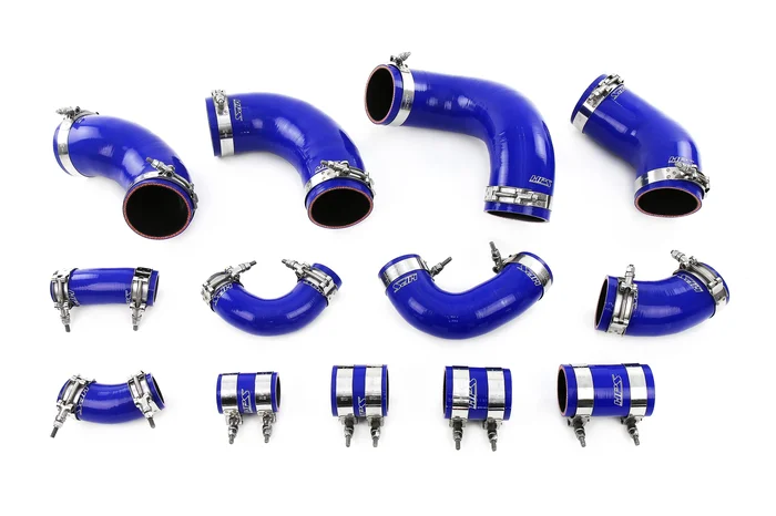 HPS Performance Silicone Intercooler Hose Kit Nissan 1995-1998 Skyline GTR R33 RB26DETT, Blue, 57-2097-BLUE