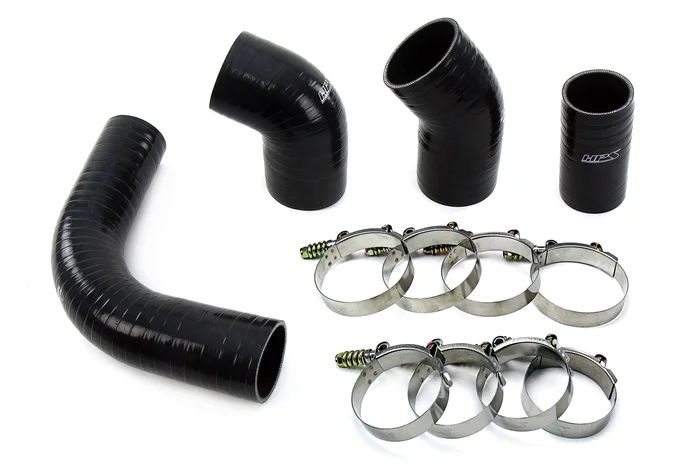 HPS Performance Ultra High Temp Aramid Reinforced Silicone Intercooler Hose Boots Kit, Black, 57-1575-BLK