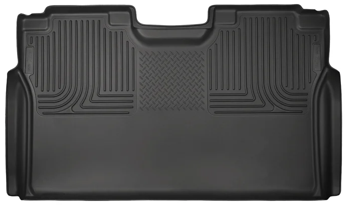 Husky Liners 2nd Seat (Full Coverage) Ford F-150 SuperCrew Cab WeatherBeater Black – 19371