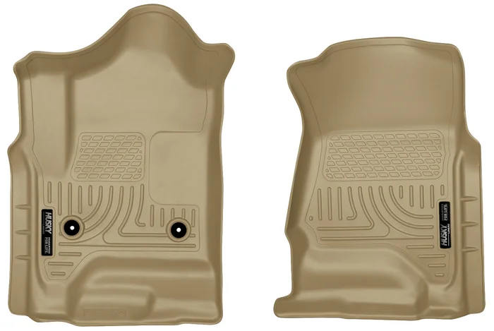 Husky Liners Front Escalade/Silverado/Suburban/Tahoe/Sierra/Yukon WeatherBeater Tan – 18233