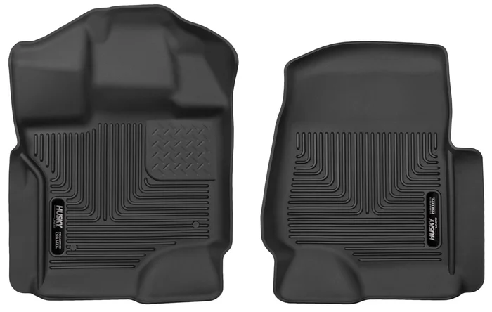 Husky Liners Front Ford F-150 SuperCrew/SuperCab X-Act Contour Black – 53341