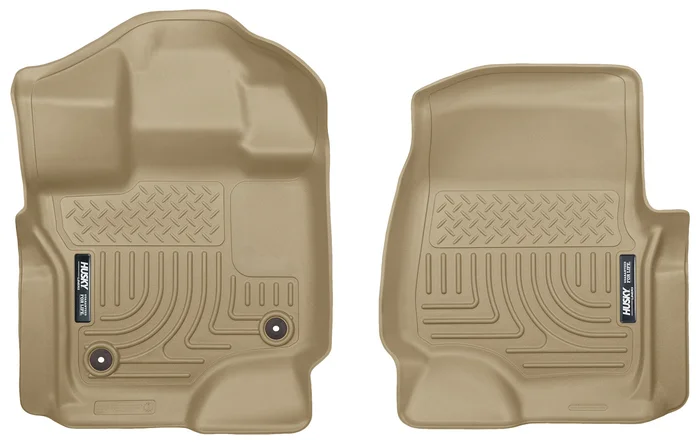 Husky Liners Front Ford F-150 WeatherBeater Tan – 18363