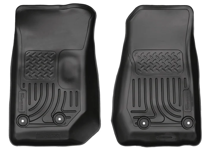 Husky Liners Front Jeep Wrangler WeatherBeater Black – 18041