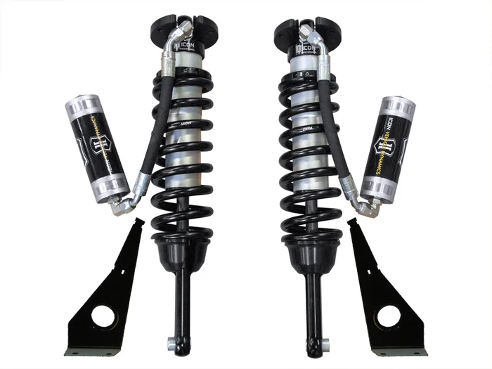 ICON 2010-2024 Toyota 4Runner/2010-2014 FJ Cruiser/2010-2023 Lexus GX460, 0-3.5″ Lift, V.S. 2.5 Series Coilover Kit, Remote Reservoir