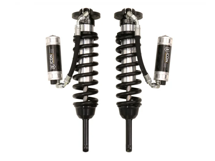ICON 2010-2024 Toyota 4Runner/2010-2014 FJ Cruiser/2010-2023 Lexus GX460, 0-3.5″ Lift, V.S. 2.5 Series Extended Travel Coilover Kit, Remote Reservoir w/ CDCV