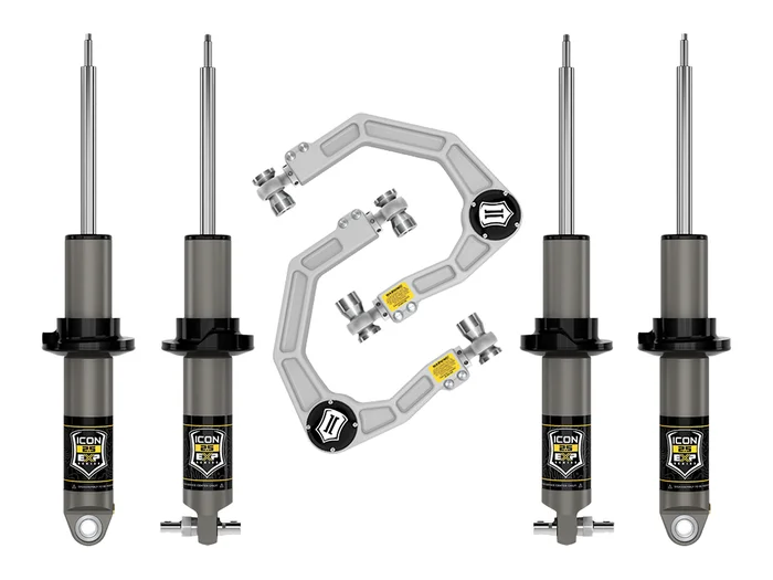 ICON 21-23 Bronco Hoss 1.0 Pkg 1.5-3″ Stage 2 Suspension System, Billet – K40002