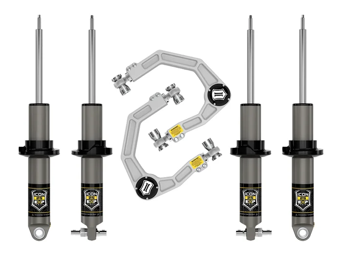 ICON 21-23 Bronco Hoss 2.0 Pkg 0-3″ Stage 2 Suspension System, Billet – K40012
