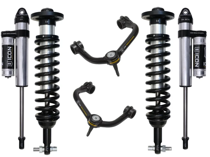ICON F-150 4wd 0-2.63″ Stage 3 Suspension System, Tubular – K93083T