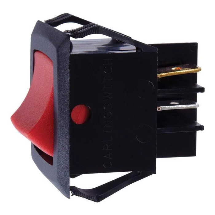 Jandorf – 61125 – 20 amps Double Pole Rocker Power Tool Switch Black/Red – 1/Pack