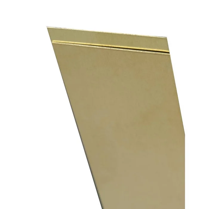 K&S – 252 – 0.015 in. x 4 in. W x 10 in. L Brass Sheet Metal