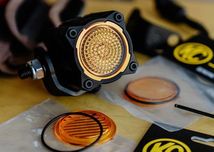 KC FLEX ERA 1 Replacement Lens, Flood Beam, Performance Yellow – 4266