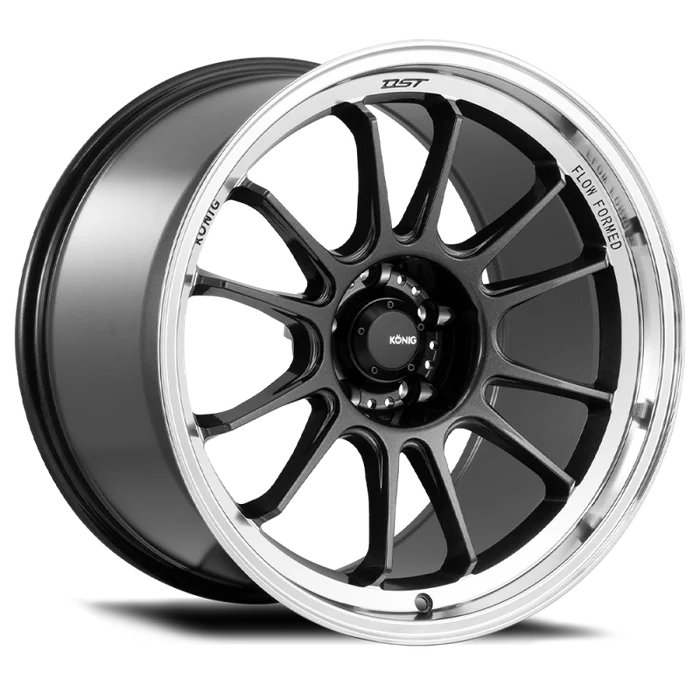 Konig Hypergram 18×10.5 5×114.3 ET25 Metallic Carbon w/ Machined Lip