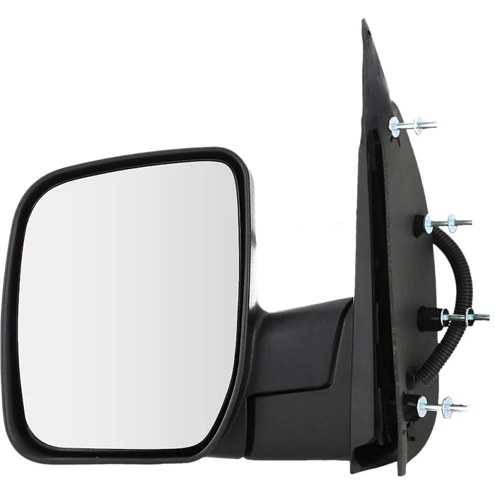 Kool Vue Mirror E-350 Super Duty 07-08 Mirror Lh, Non-Towing, Power, Manual Folding, Non-Heated, Textured Black, No Auto-Dimming, Bsd, Memory, And Signal Light, 4-Bolt Mount