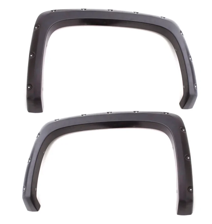 Lund Rivet Style Fender Flare Set, Black for Chevy Silverado 1500 Standard/Long Bed – RX113TB