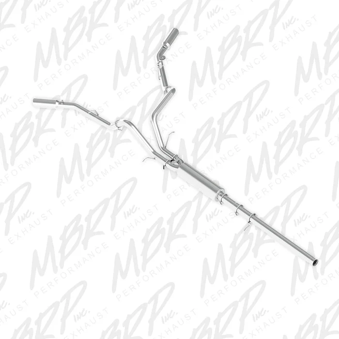 MBRP 14 Chevy/GMC 1500 Silverado/Sierra 4.3L V6/5.3L V8 Dual Split Side Alum 3in Cat Back Exhaust