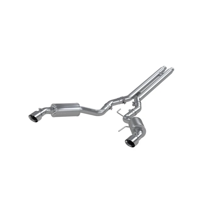 MBRP 15 Ford Mustang GT 5.0 3in Cat Back Dual Split Rear Street Version 4.5in Tips – Aluminized