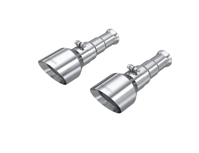 MBRP 19-24 Ram 1500 Classic 5.7L Hemi 5in OD Dual Wall Angle Cut T304 SS CB Exhaust Tips – Pair