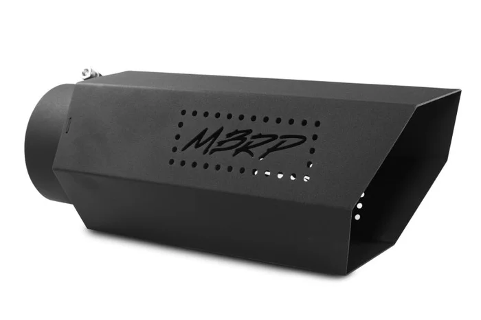 MBRP Universal Hex Tip 5in Inlet 16in length w/o Logo – Black Coated