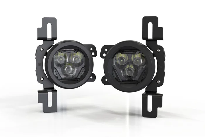 Morimoto 4Banger Fog Light Kit: 18+ JL/JT (NCS / Wide / Yellow / Set)