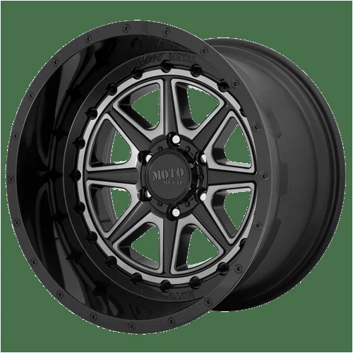Moto Metal MO801 20X12 6X5.5 G-BLK GTCC -44MM