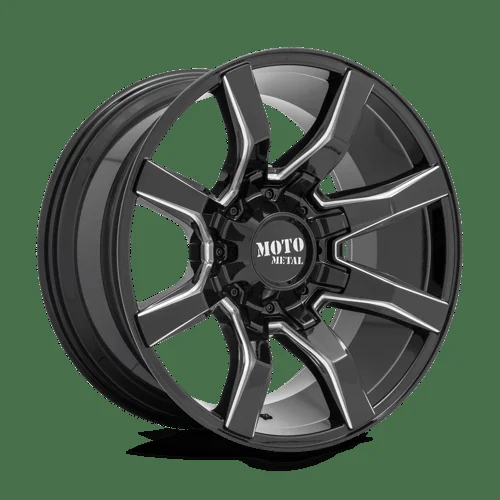 Moto Metal MO804 20X10 8X180 G-BLK MILL -18MM