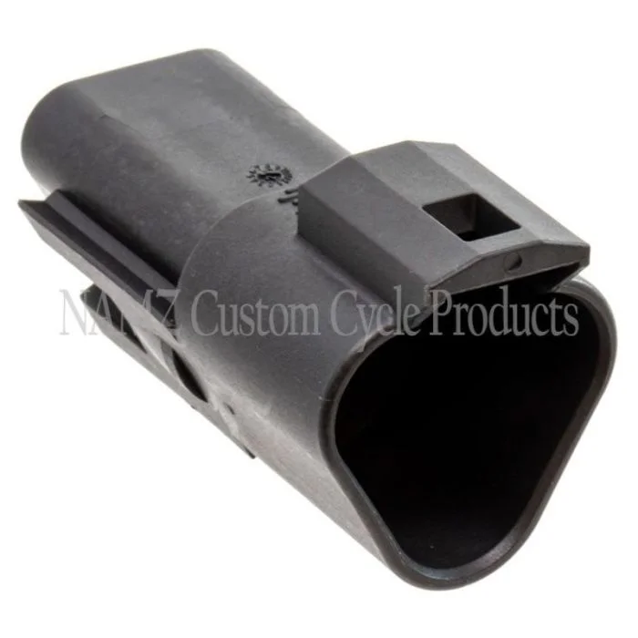 NAMZ Deutsch DT Series 3-Wire Receptacle & Wedgelock – Black (HD 72103-94BK) – DR-3B