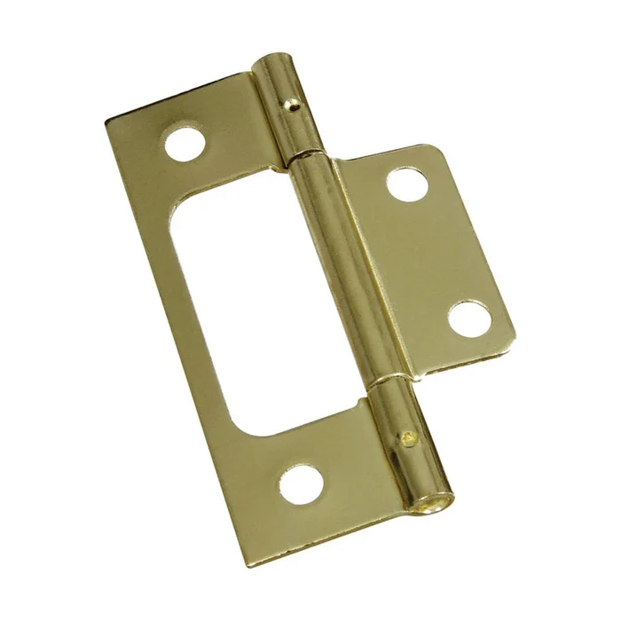 National Hardware – N146-951 – 3 in. L Brass-Plated Door Hinge – 2/Pack