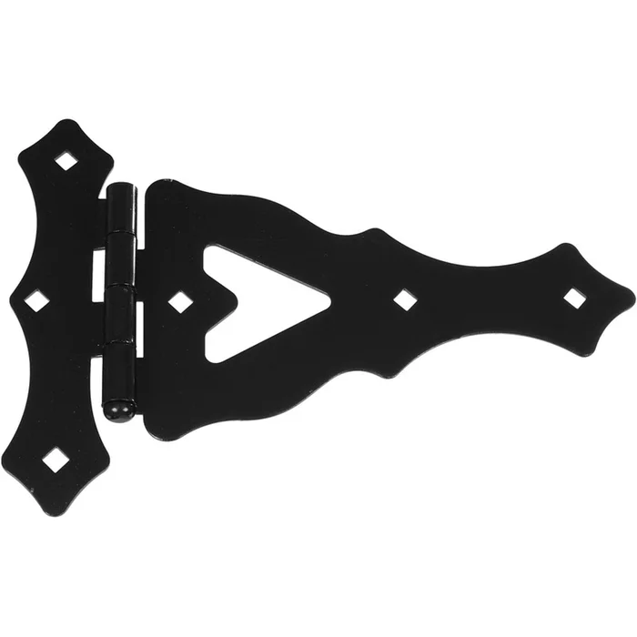 National Hardware – N179-200 – 10 in. L Black Steel Ornamental T Hinge 1 pk