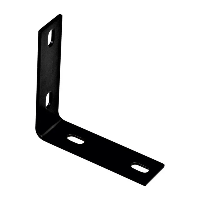 National Hardware – N351-464 – 5.1 in. H x 1.5 in. W x 0.125 in. D Black Carbon Steel Inside/Outside Corner Brace